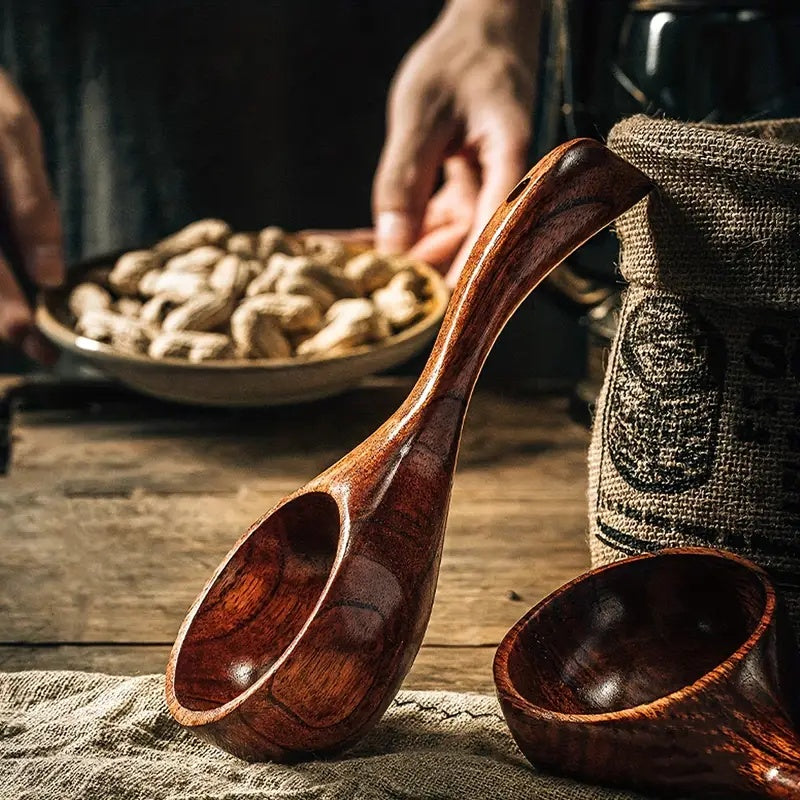 Wooden Large Scoop | Multi Purpose and Comfortable Handle
