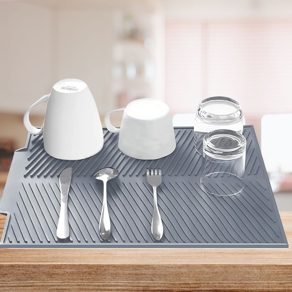 Silicone Dish Draining Mat | Non Slip and Multiuse