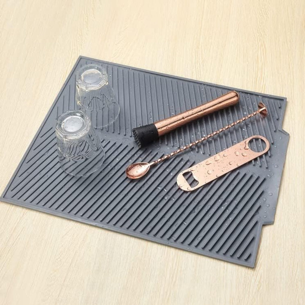 Silicone Dish Draining Mat | Non Slip and Multiuse