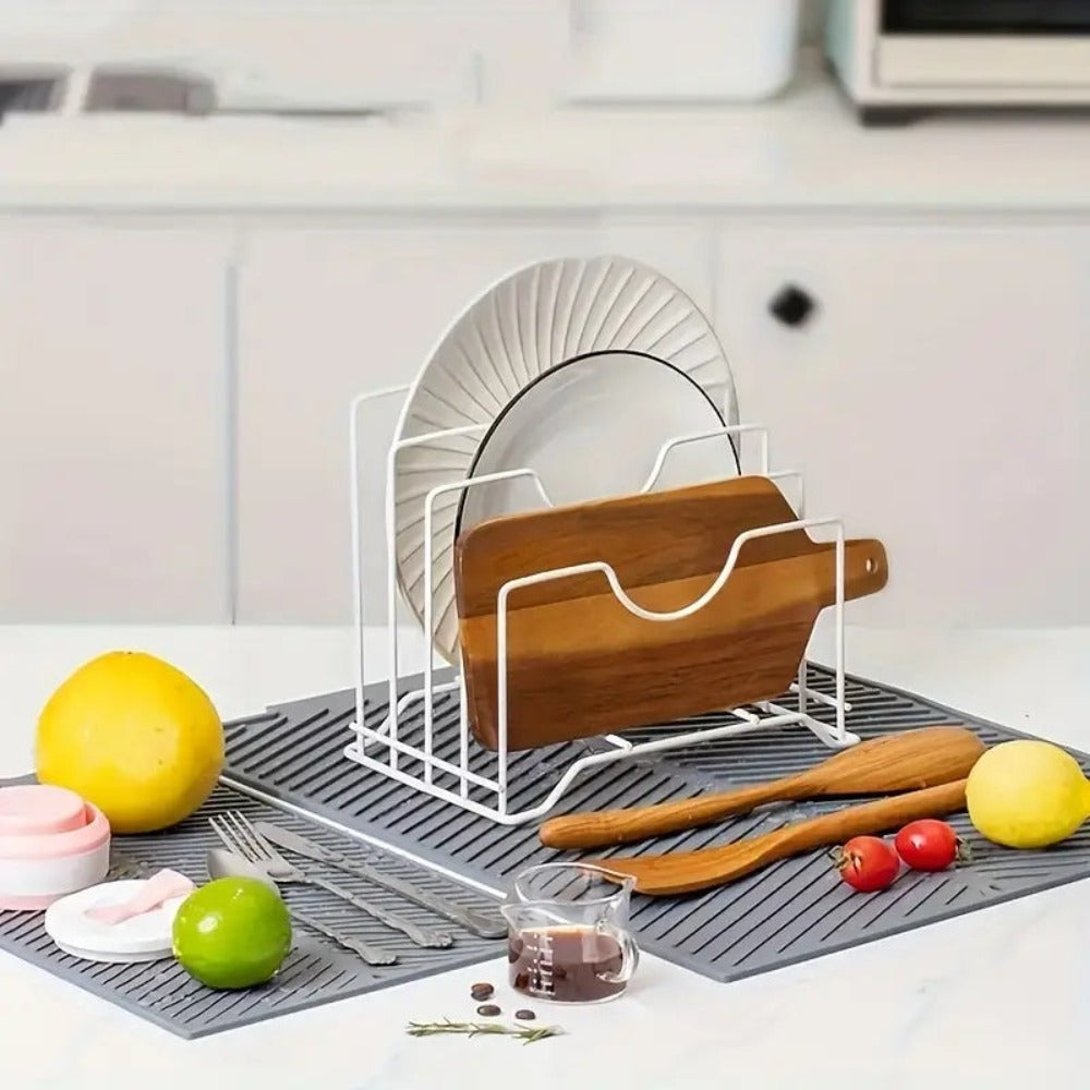 Silicone Dish Draining Mat | Non Slip and Multiuse